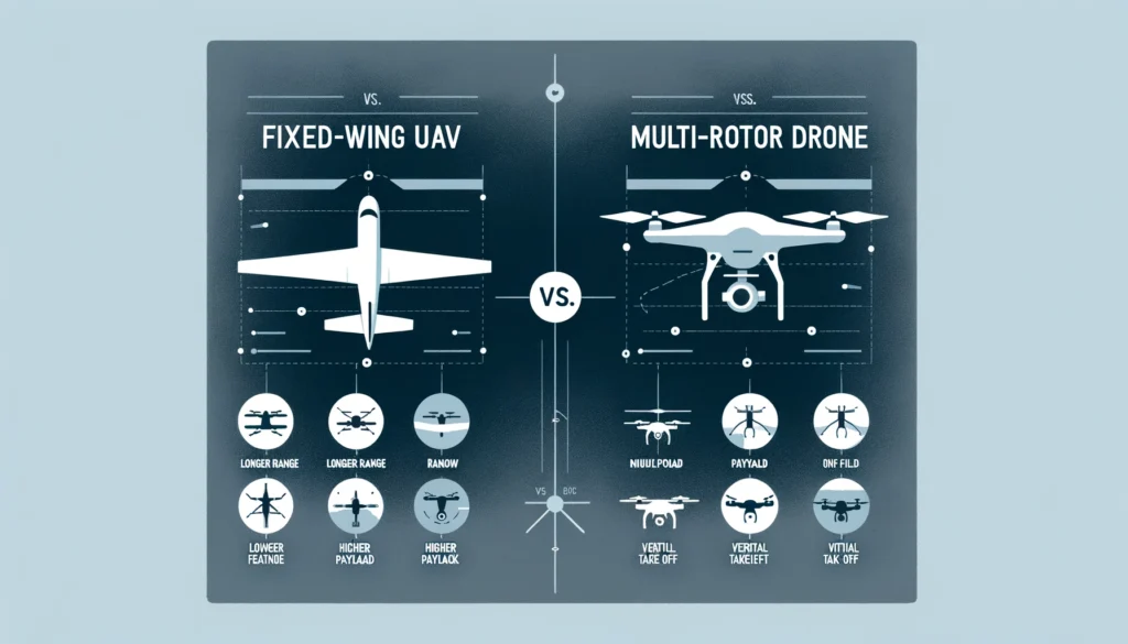 Fixed-Wing UAVs vs. Multi-Rotor Drones